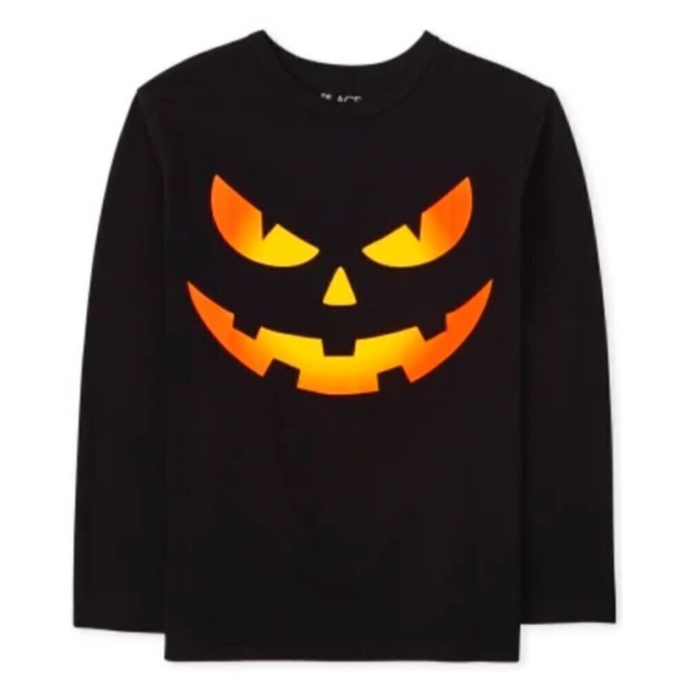 ❤️🆕 PLACE Halloween pumpkin long sleeve boys XL